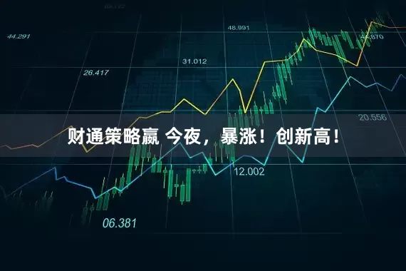 财通策略嬴 今夜，暴涨！创新高！